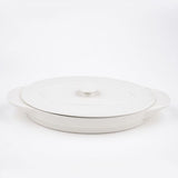 Rosa / Porcelain ( Large oval Oven Dish w/Lid 38 cm )