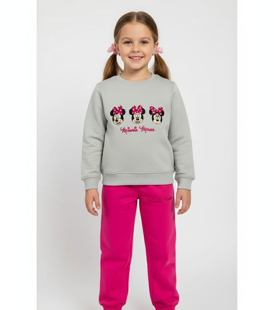 MINNIE FACES R NECK PAJAMA