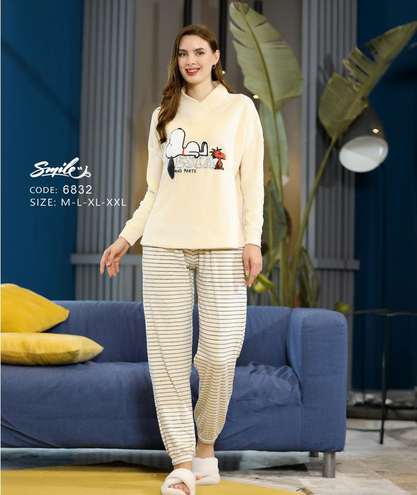 Winter Pajama set with sleeves and pants