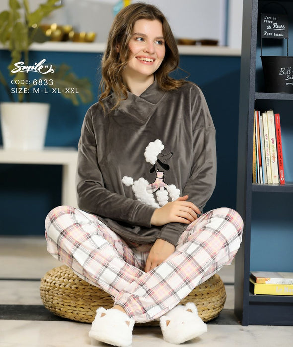 Winter Pajama set with sleeves and pants