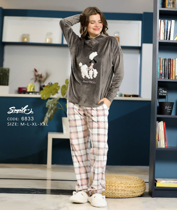 Winter Pajama set with sleeves and pants