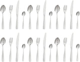 Neoflam Stainless Steel Cutlery Set with Bubble Shaped Pattern, 24 Pieces