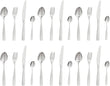Neoflam Stainless Steel Cutlery Set with Bubble Shaped Pattern, 24 Pieces