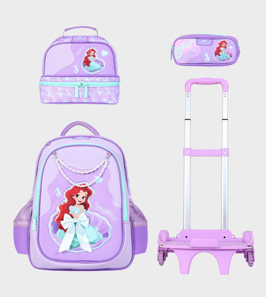 17 inch 3-piece set: Rolling school bag