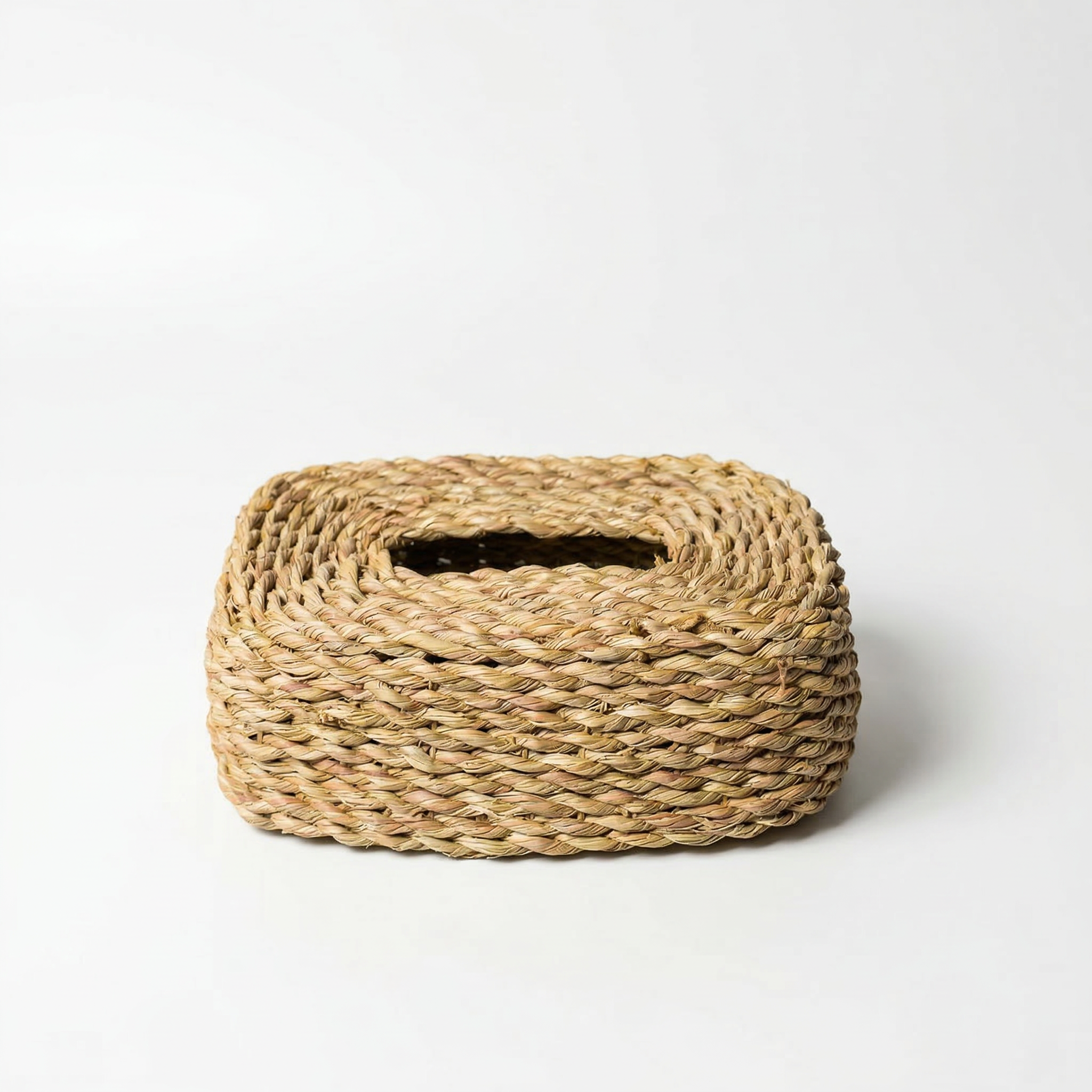 Handcrafted Halfa Tissue Box - 17 cm | Badara Handmade Crafts
