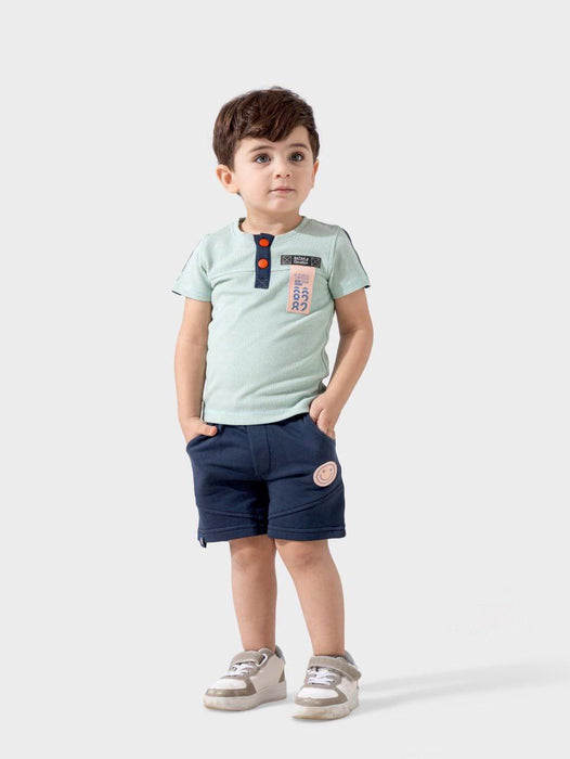 Boys' pajamas, half-sleeve shorts