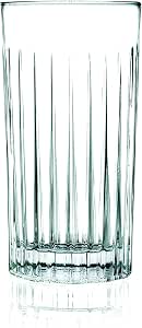 RCR Timeless Crystal Glassware Hi-Ball Glasses, Set of 6