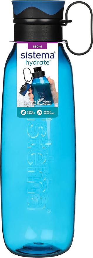 " Sistema Traverse Tritan Bottle, Assorted Colours, 850 ml "