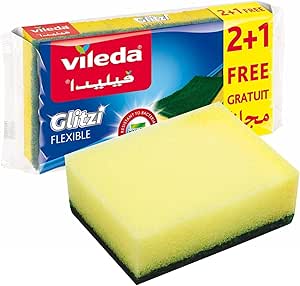 "VILEDA glitzi Classic Kitchen Cleaning Sponge (2 + 1 Free)"
