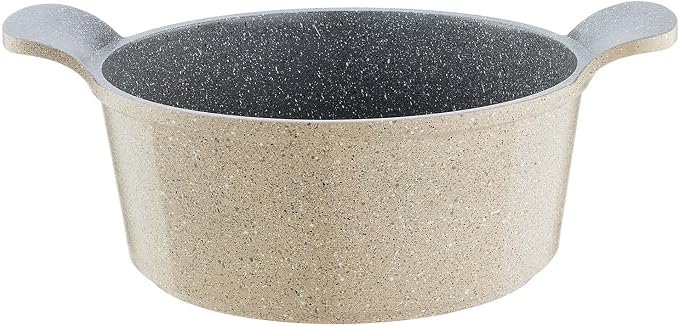 " Neoflam granite cookware pot 26cm - warm marble "