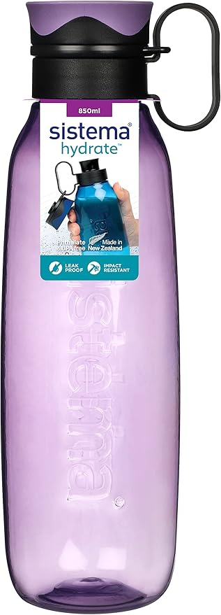 " Sistema Traverse Tritan Bottle, Assorted Colours, 850 ml "