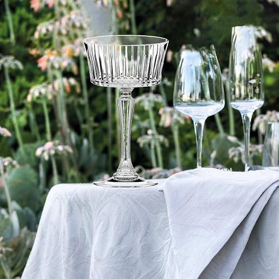 RCR Timeless Champagne Cup 26 Cl Set 6 Pcs In Luxion Glass