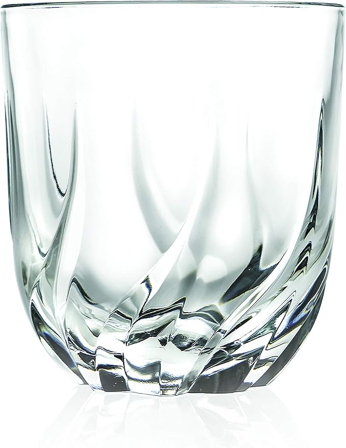 RCR Trix Crystal Short Whisky Water Tumbler Glasses, Set of 6