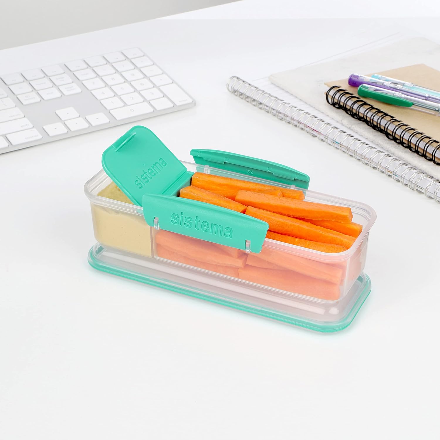 "Sistema To Go Snack Attack, 410 mL - Green "