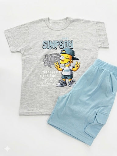 Dream Simpson neck pajamas featuring soft, comfortable fabric and a stylish design for relaxed sleepwear.