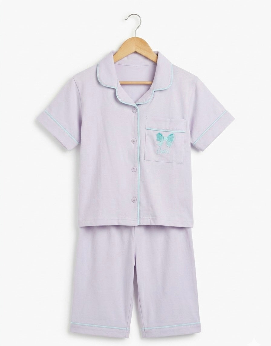 Cute H.s Classic Pajamas – Girls' Summer 2026