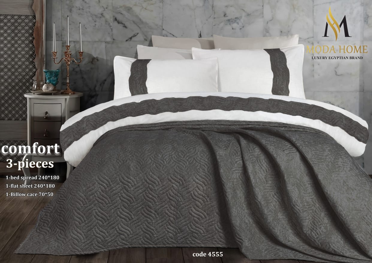 Comfort Kids Series premium 3-piece coverlet set by MODA HOME, featuring colorful, soft bedding for children, 180x240 cm size.