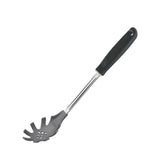 Black plastic strainer spoon from Tramontina