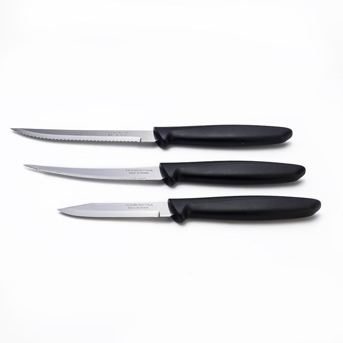 Tramontina / Stainless Steel ( Plenus 3 PCS Knives Set )YY