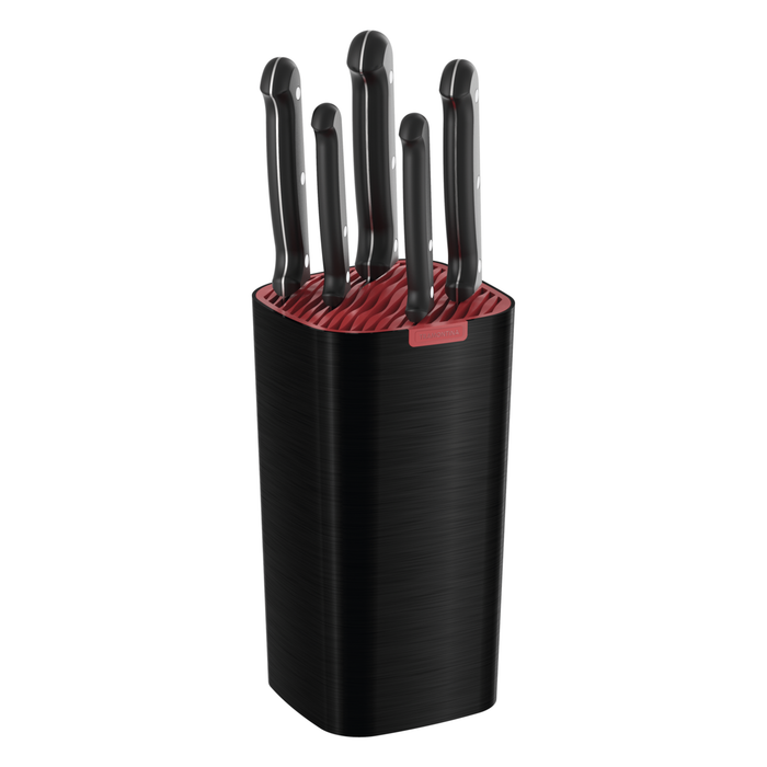 Ultracorte Knife Set with Stainless Steel Blades and Polypropylene Handles, Tramontina, Black, 6 Pieces