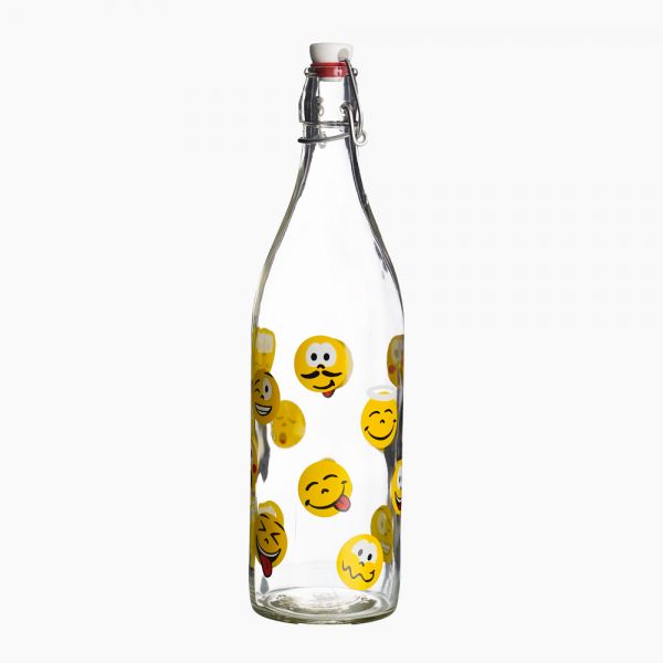 Cerve / Glass ( Emoticons Bottel 1 Liter )