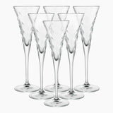 Laurus Set of 6 Flutes 120 ml