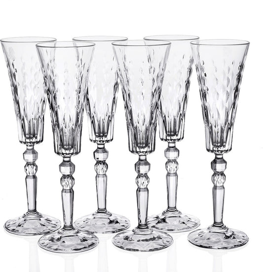 Flute Cup Set 6 Pcs 190ml