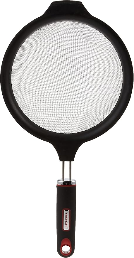 Neoflam Strainer, 37 cm, Stainless Steel and TPR, Premium, Practical Design