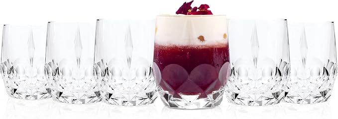 RCR Crystal Glassware Alkemist Tumbler Glasses, Set of 6