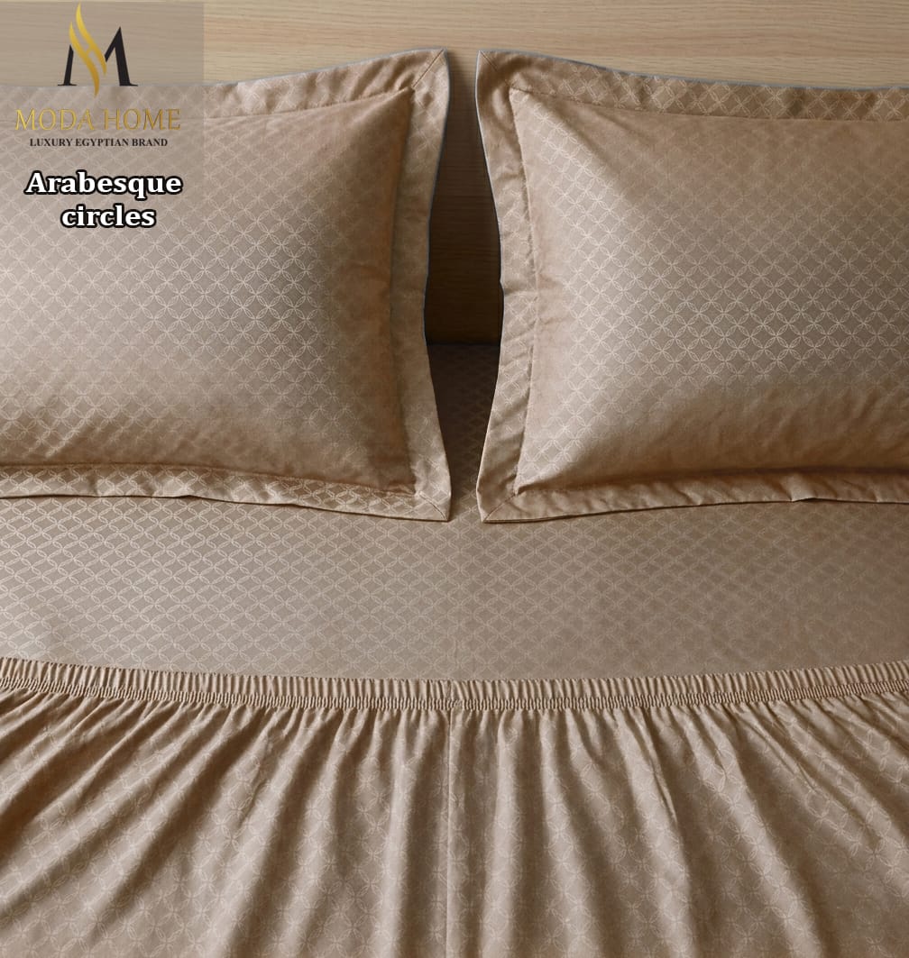 Set of three Arabesque stick circles from MODA HOME, 160cm tall, featuring intricate geometric patterns on a white background.