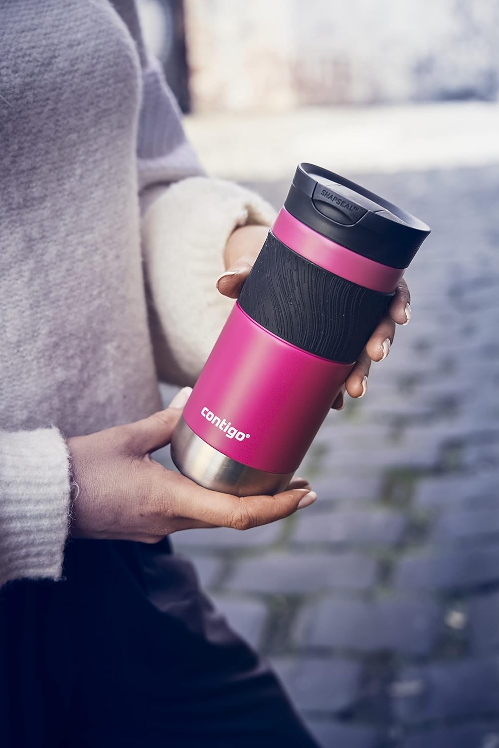 Contigo Byron 2.0 Insulated Travel Mug - 470ml - Dragon Fruit