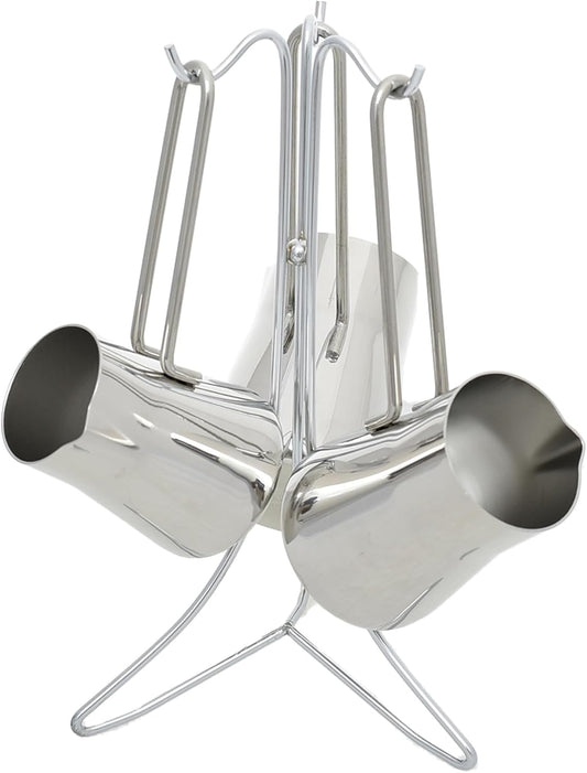 ZINNIA / Stainless Steel ( Pyramid Coffee Pot 3 Pcs )