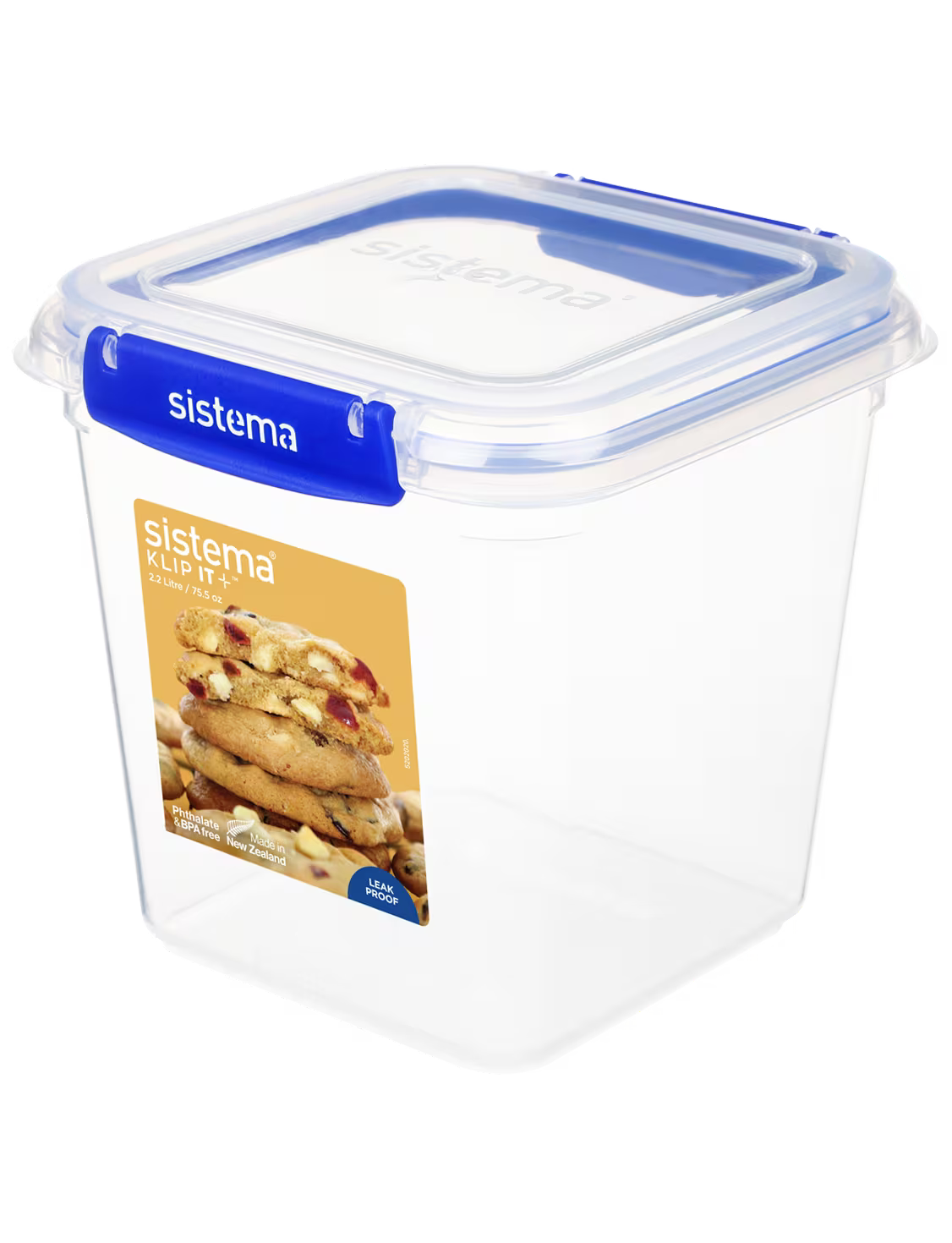 " Sistema Food Storage Container,2.2L Square "