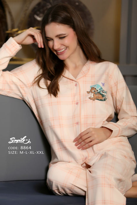 Bambi Classic caro Pyjama