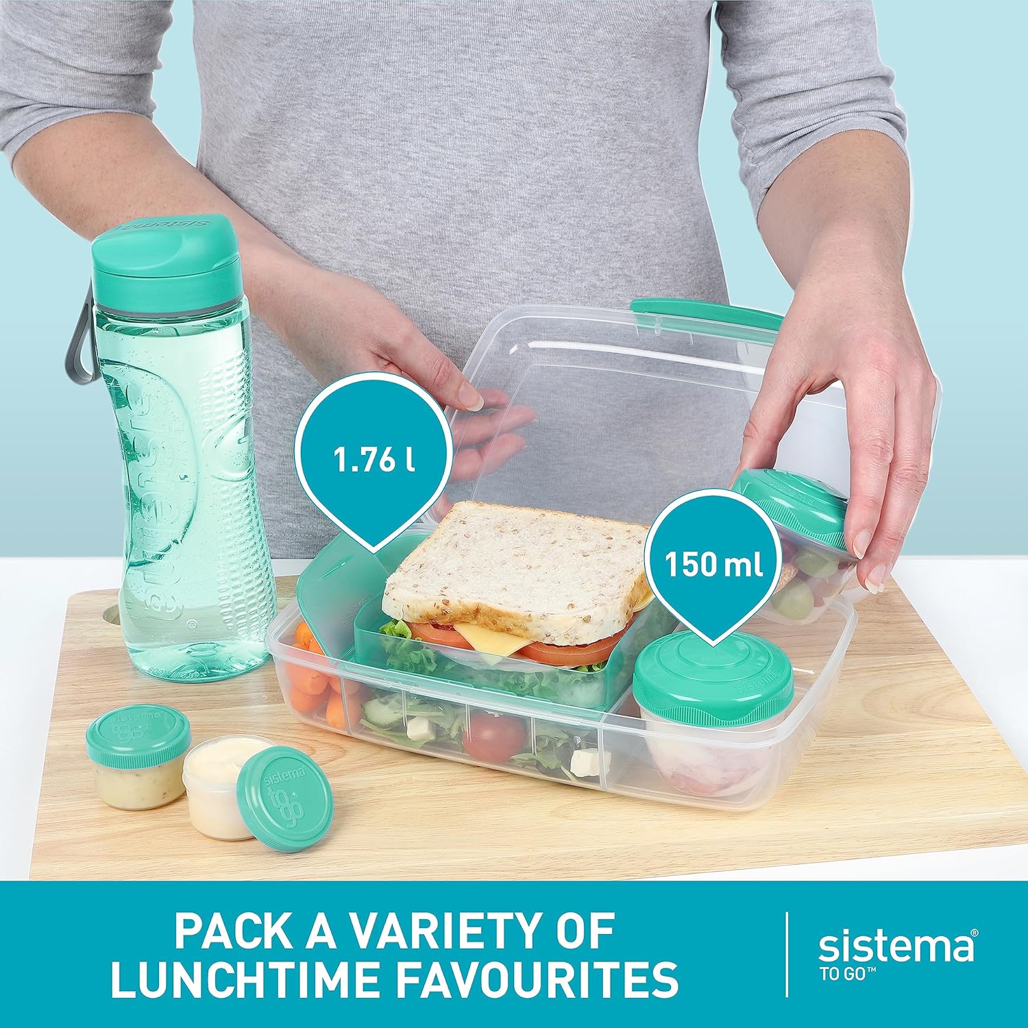 " Sistema Food Container, 1.76 Liter "