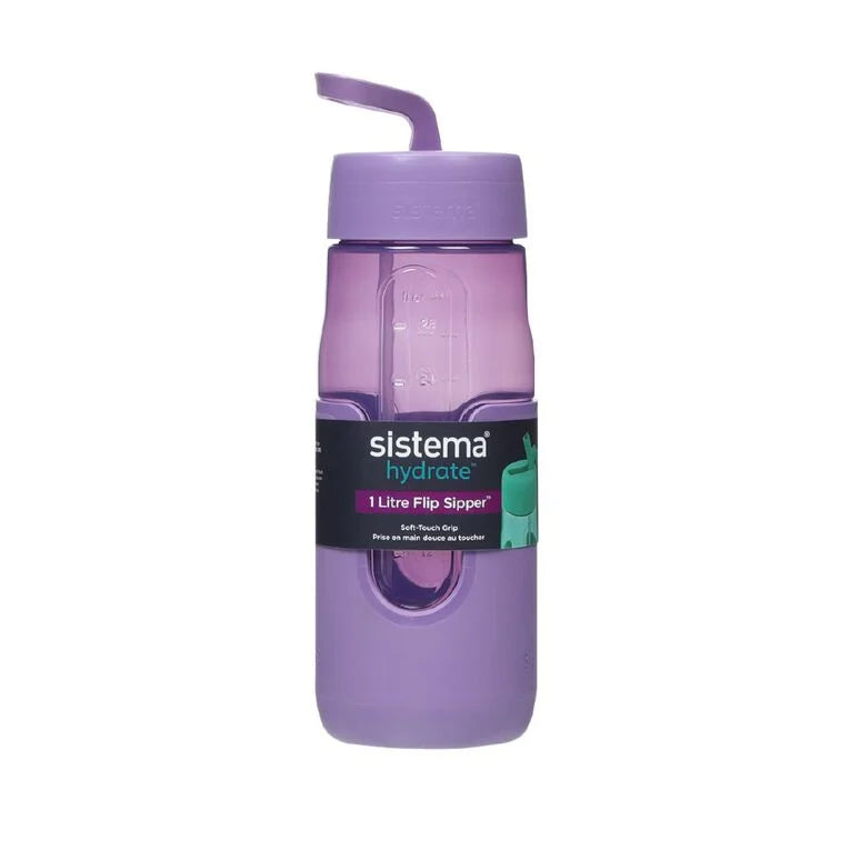 Sistema Flip Sipper Bottle 1L Assorted