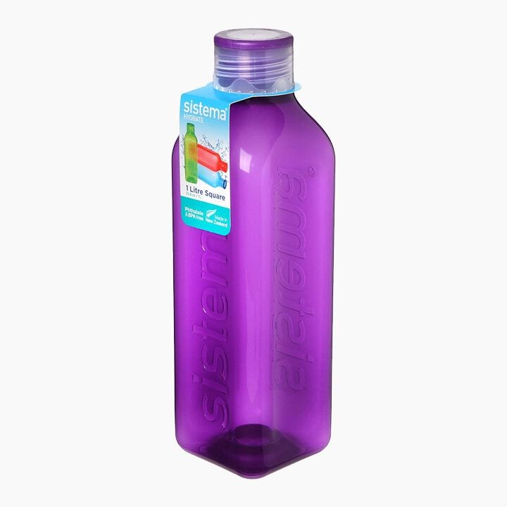 Square Bottle Square 1 litre