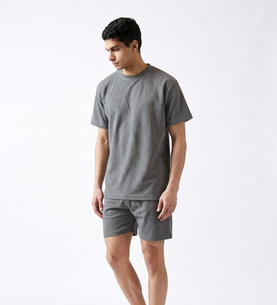 COOL Plain Round Neck Set - Men's Summer 2026