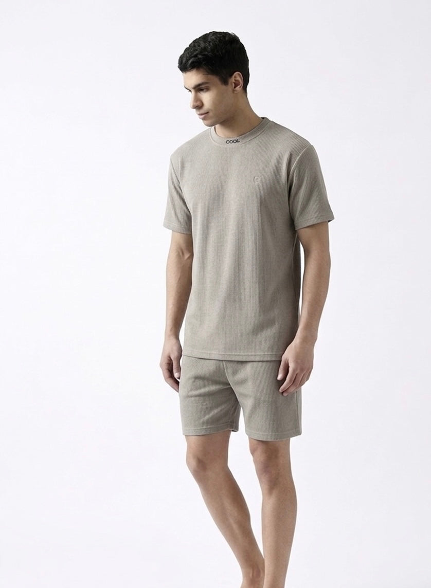 COOL Plain Round Neck Set - Men's Summer 2026