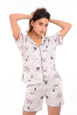 Classic short-sleeve shorts pajama