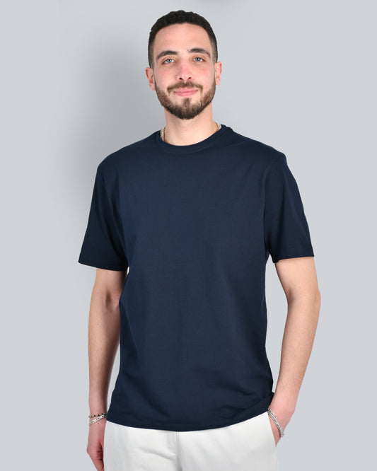 BASIC REGULAR T-SHIRT DARK BLUE
