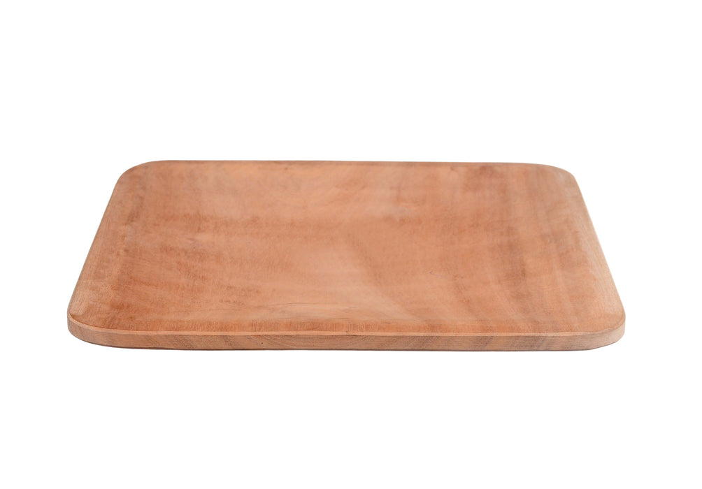 Wooden square tray