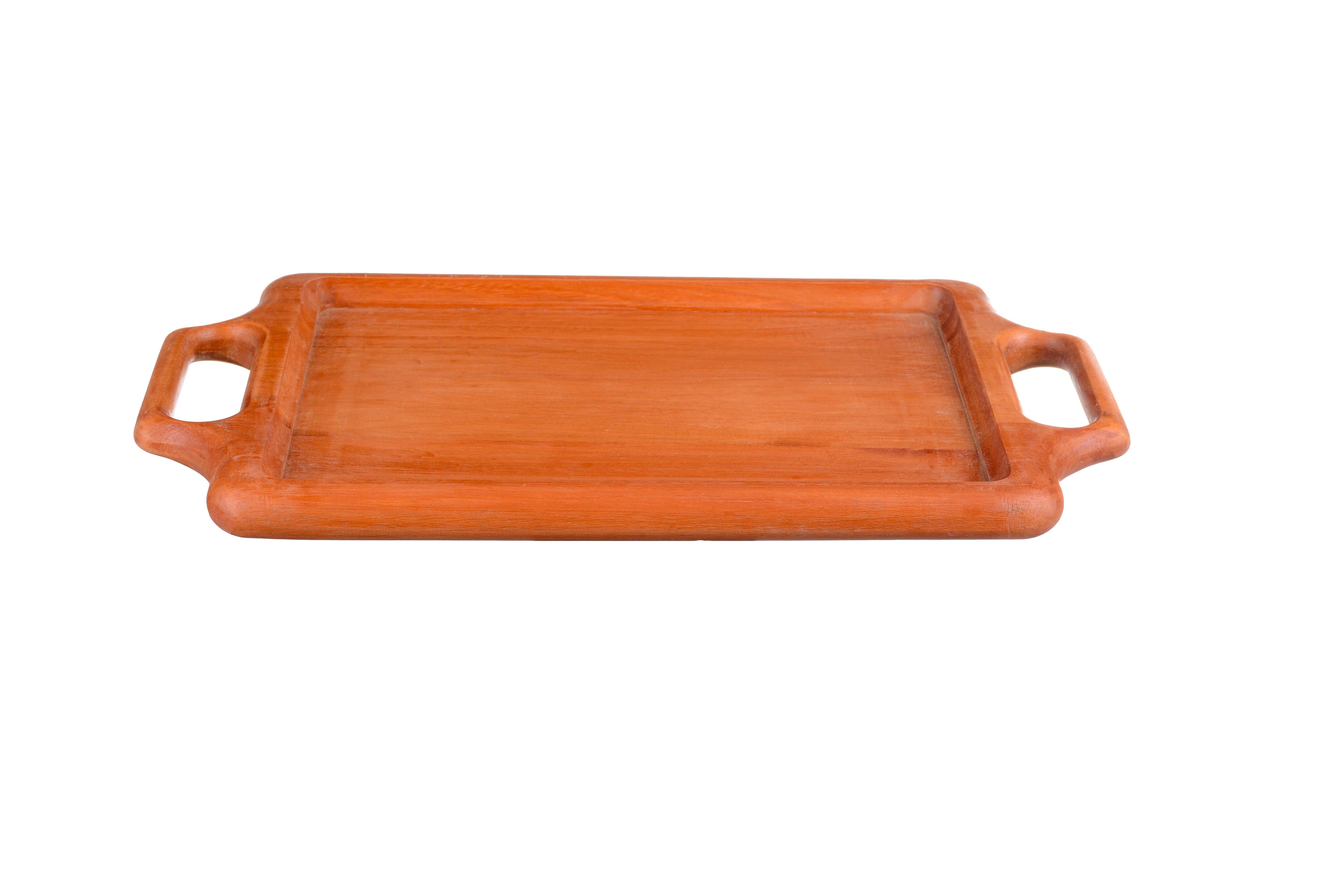 Handcrafted Hagaza Wood Tea Tray | Elegant Serving Tray for Tea