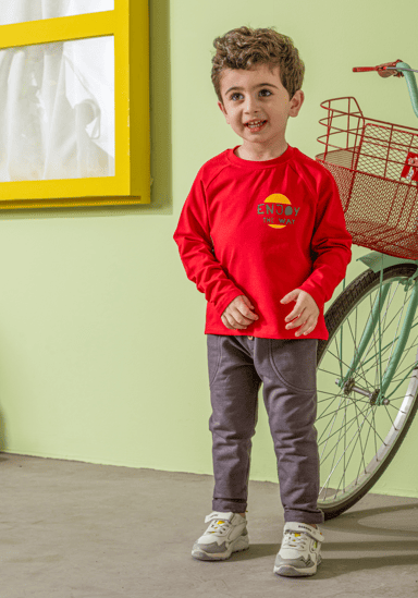 Enjoy The W Long-sleeved pajama set