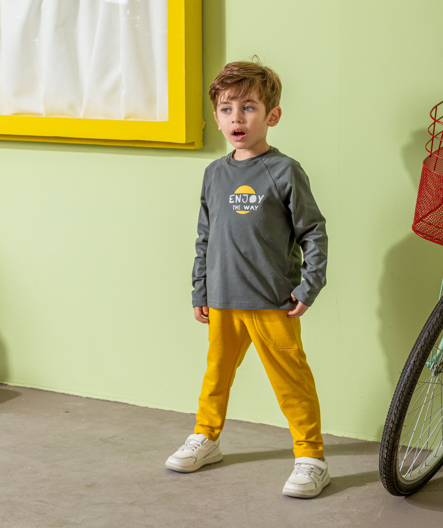 Enjoy The W Long-sleeved pajama set