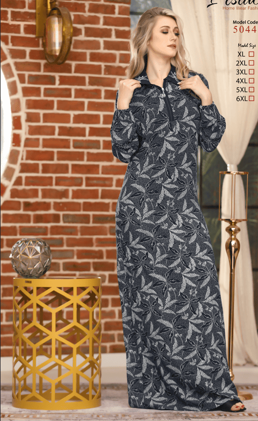 Rose-printed jelabiya