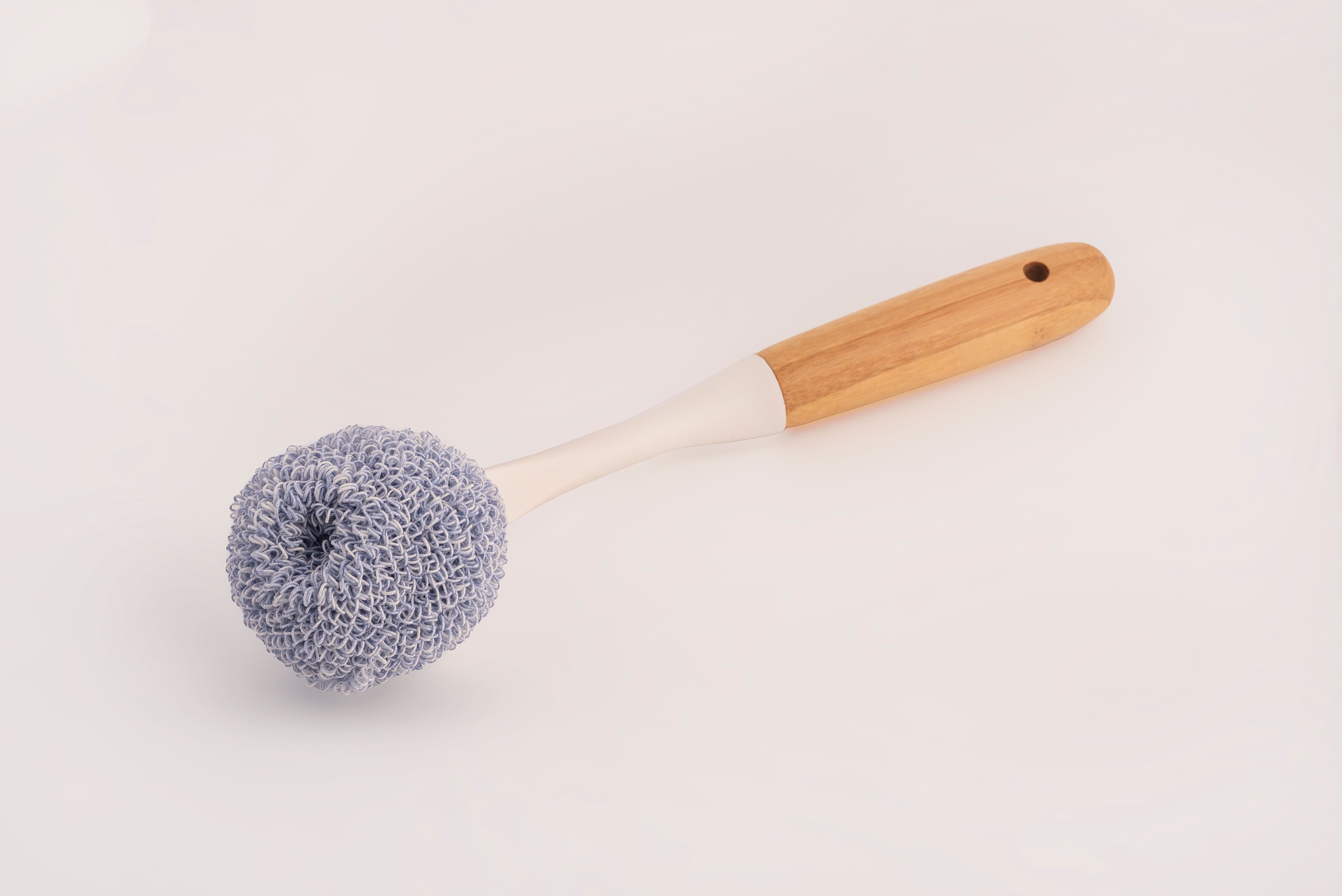 وسادة تنظيف الأسلاك بمقبض بلاستيكي