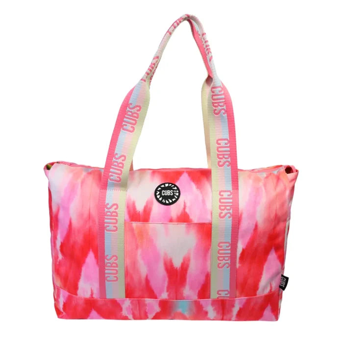 Watermelon Slices & Red Tye Dye Double Face Tote Bag