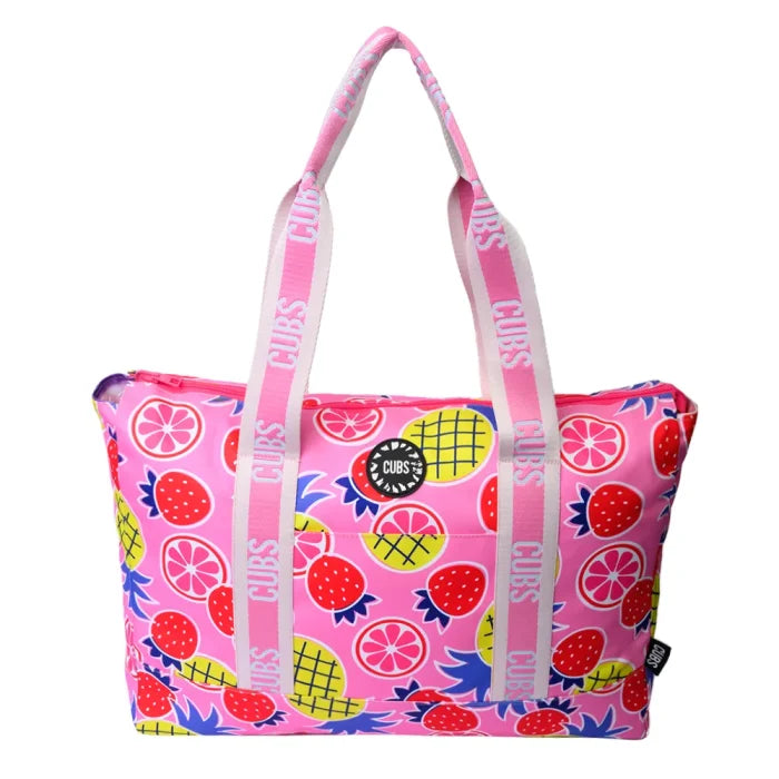 pineapple and strawberry Double Face Tote Bag