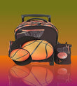 15-inch school bag with wheels 3-piece set